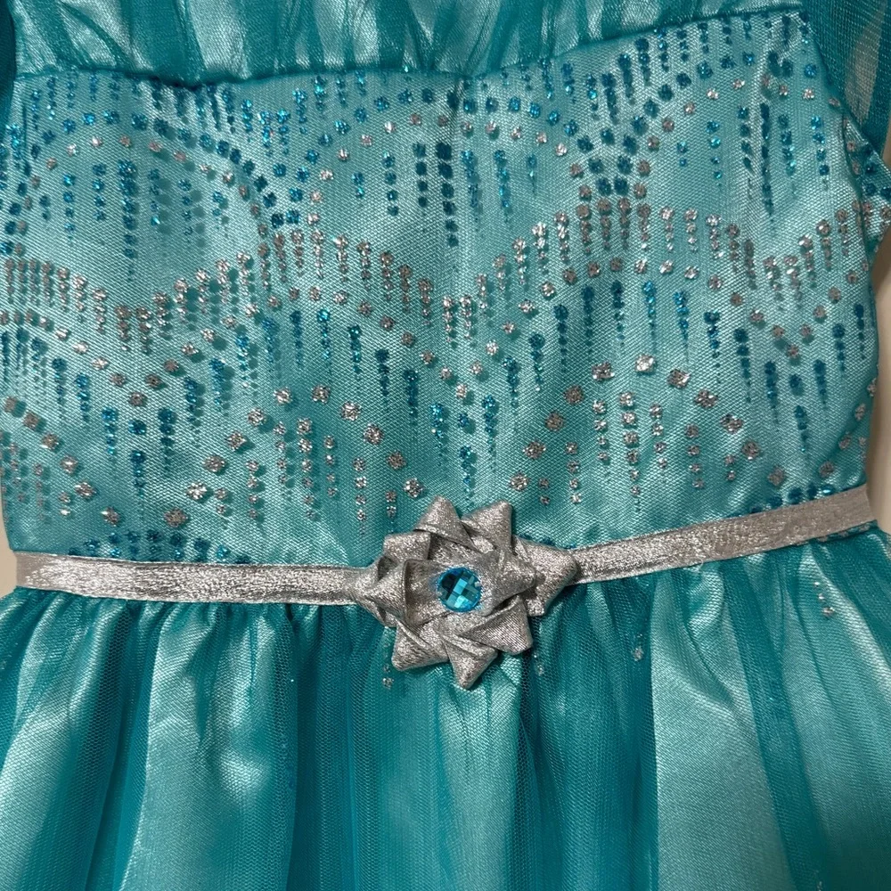 Jona Michelle Girls Size 7 Teal Colored Dress